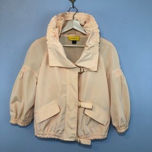 St. John Wind Breaker with Ruffled Collar